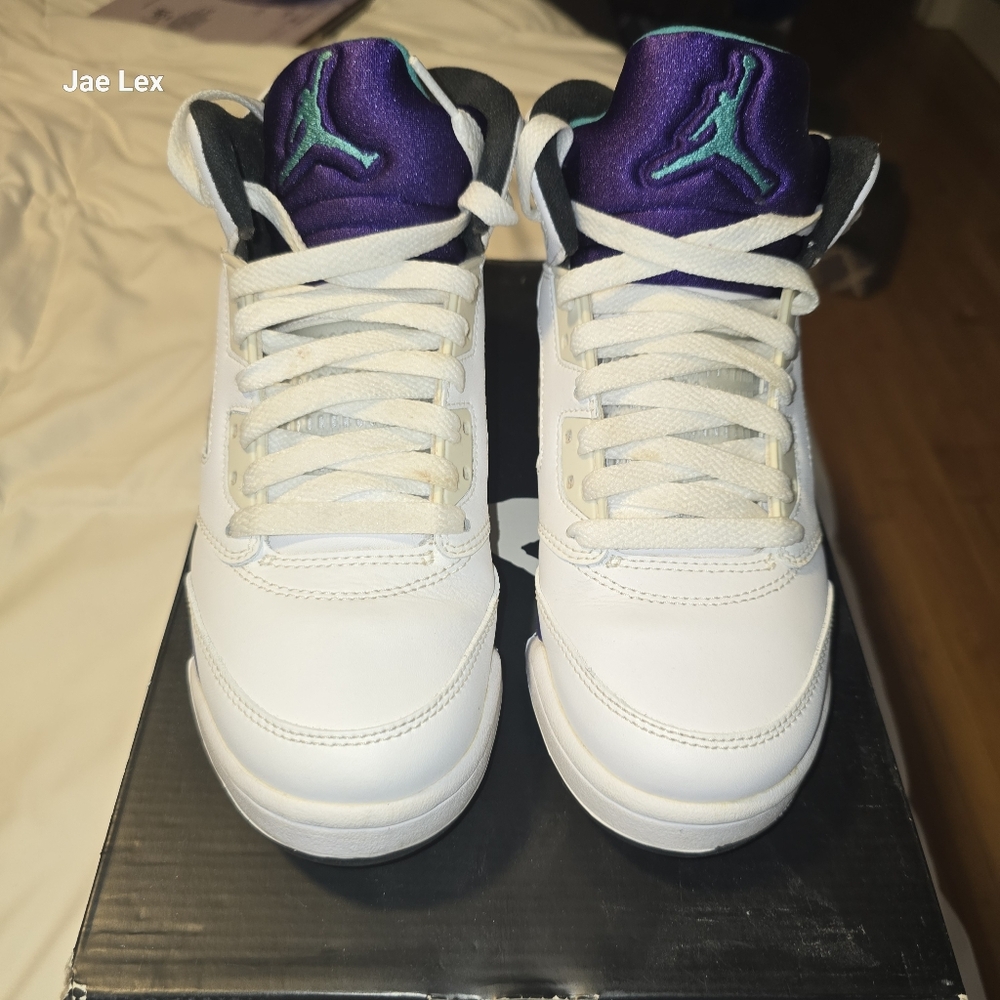 Air Jordan Retro 5 (GS) "GRAPES"